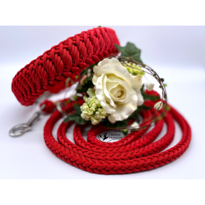 Halsband Paracord rot